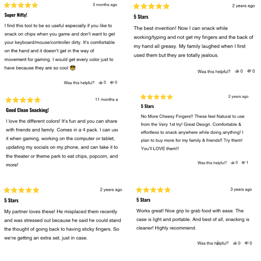 Clean Finger Snack™